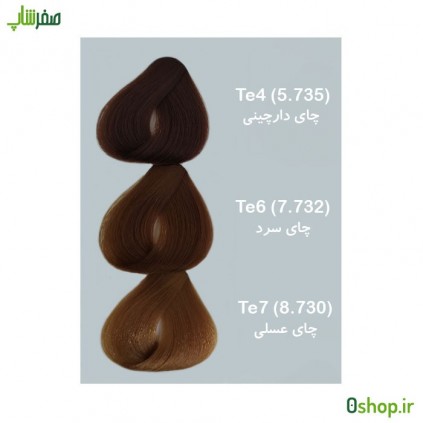 رنگ مو والانسی Te4 , Te6 , Te7