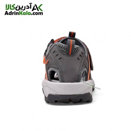 صندل هامتو مدل 710091A-2 رنگ خاکستری تیره/نارنجی