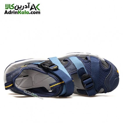 خرید صندل مردانه هامتو مدل 710091A-4 رنگ سرمه ای/زرد