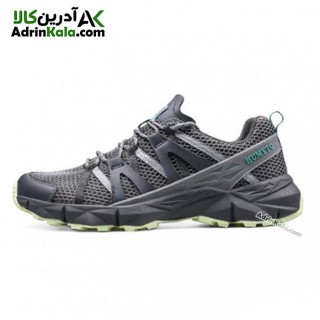 کفش مردانه پیاده روی هامتو مدل 110094A-2 رنگ خاکستری
