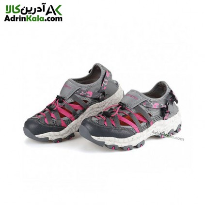 صندل پیاده روی زنانه هامتو مدل 1-729167 رنگ طوسی