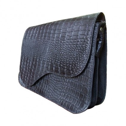 کیف دوشی چرم راد مدل کلاسیک در کج کد 514