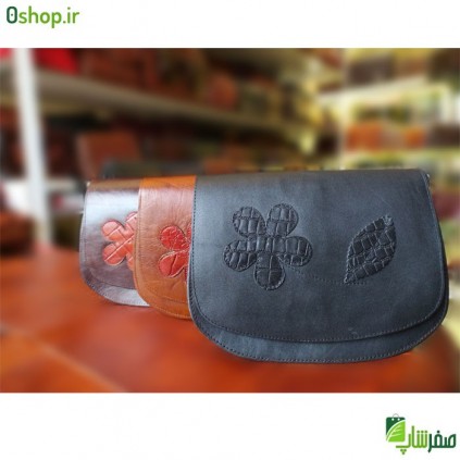 کیف رودوشی زنانه چرم راد مدل هلالی کد 625