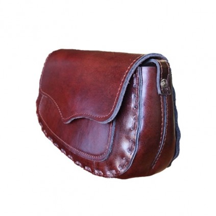 کیف چرم دست دوز زنانه کوچک مدل درپروانه کد 676