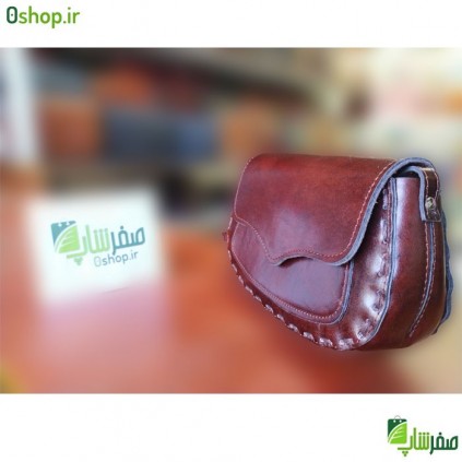 کیف چرم دست دوز زنانه کوچک مدل درپروانه کد 676