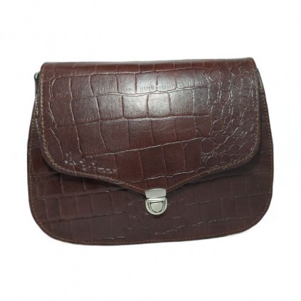 کیف رودوشی اداری زنانه مدل ترنجی هلالی کد589