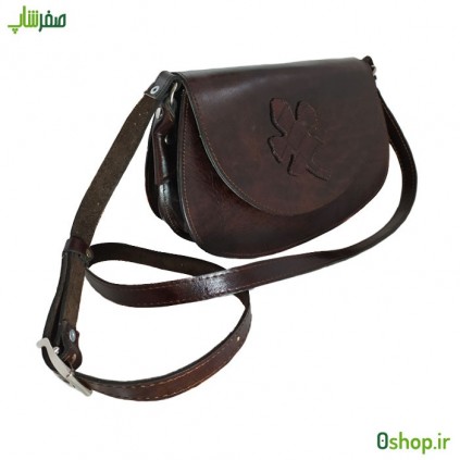 کیف زنانه دوشی چرمی مدل ترنجی کد 596