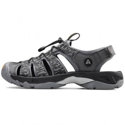 صندل مردانه هامتو مدل 710445A-1 رنگ طوسی