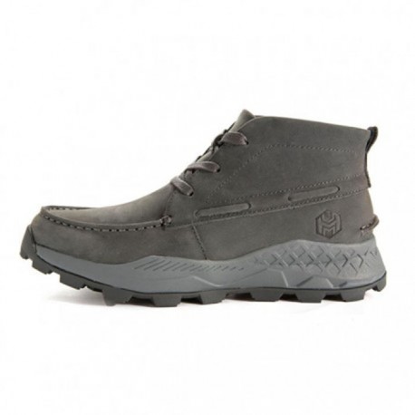 کفش پیاده روی ساقدار مردانه هامتو مدل humtto 210738A-2 رنگ خاکستری تیره