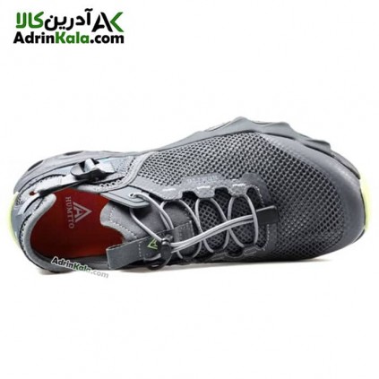 کفش مردانه هومتو مدل humtto 610395A-2 رنگ خاکستری تیره/سبز فسفری