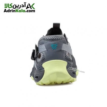 کفش هامتو مدل 610395A-2 رنگ خاکستری تیره/سبز فسفری