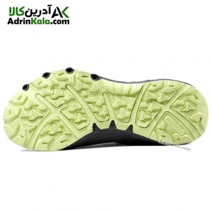 صندل هامتو پیاده روی در آب مدل 610395A-2 رنگ خاکستری تیره/سبز فسفری