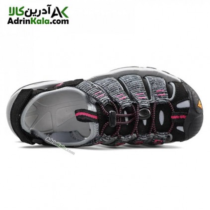 صندل زنانه هامتو مدل humtto 710445B-1 رنگ مشکی/طوسی