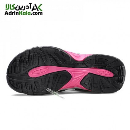 صندل هامتو زنانه مدل 710445B-1 رنگ مشکی/طوسی