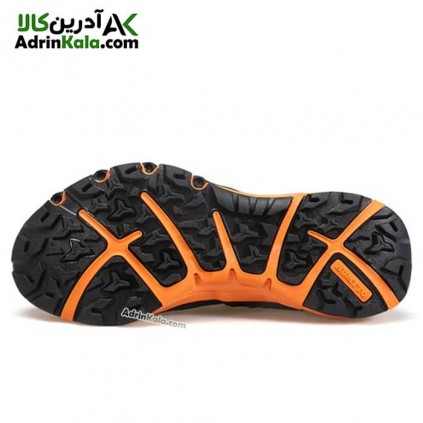 صندل مردانه هامتو مدل 630101A-1 رنگ مشکی/نارنجی