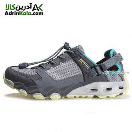 کفش زنانه هامتو مدل humtto 630101B-4 رنگ طوسی/سبز فسفری