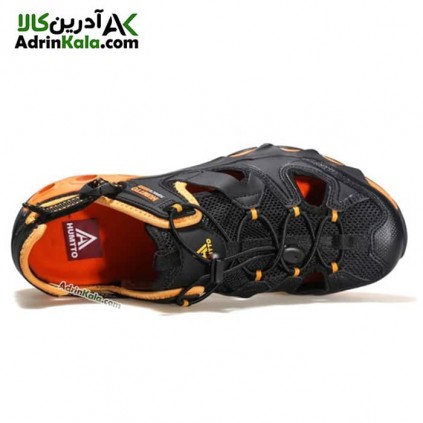 کفش صندل رانینگ مردانه هومتو مدل humtto 630261A-1 رنگ مشکی/نارنجی