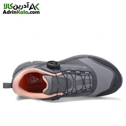 کفش پیاده روی زنانه هامتو مدل 120045B-1 رنگ خاکستری تیره