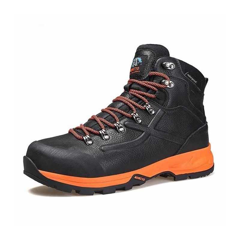 کفش کوهنوردی مردانه هامتو مدل humtto 220461A-1 رنگ مشکی نارنجی