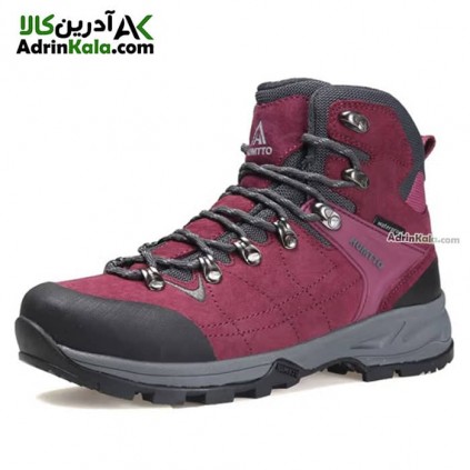 کفش کوهنوردی زنانه هامتو مدل 220922B-1 رنگ زرشکی