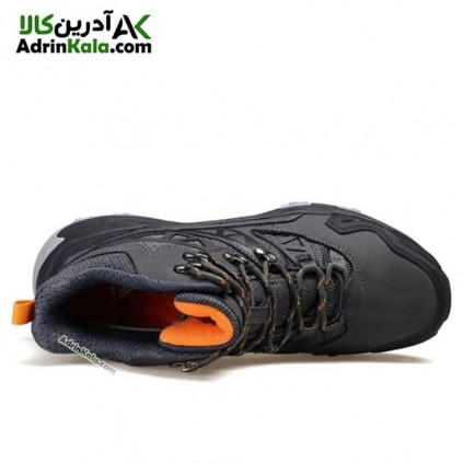 کفش طبیعت گردی مردانه هامتو مدل 220214A-2 رنگ خاکستری تیره