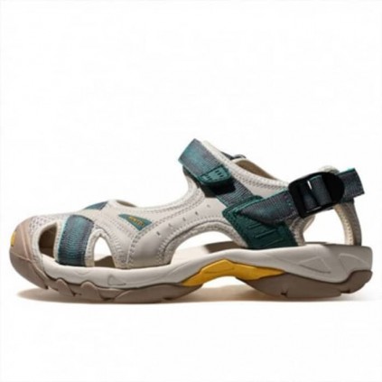 صندل زنانه هامتو مدل 9602-5 رنگ کرمی