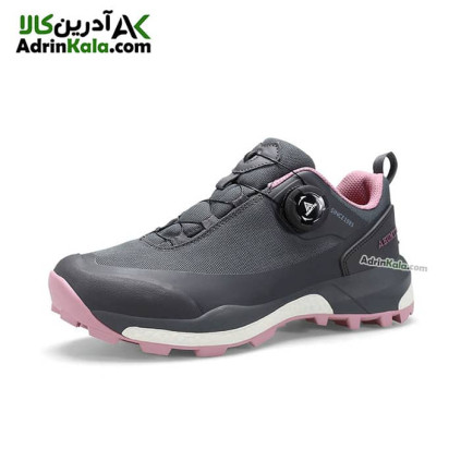 خرید کفش پیاده روی زنانه هامتو مدل 120142B-2 بند دیسکی رنگ خاکستری تیره