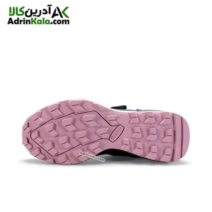 کتانی پیاده روی زنانه هامتو مدل 120142B-2 بند دیسکی رنگ خاکستری تیره