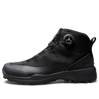 کفش ساقدار مردانه هامتو مدل 220838A-1 بند دیسکی رنگ مشکی