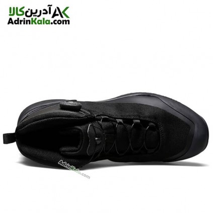 خرید کفش ساقدار مردانه هامتو مدل 220838A-1 بند دیسکی رنگ مشکی