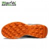 کفش پیاده روی ساقدار مردانه هامتو مدل 220838A-2 بند دیسکی رنگ خاکستری/نارنجی