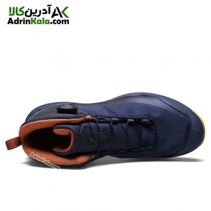 کفش ساقدار مردانه هامتو مدل 220838A-3 بند دیسکی رنگ سرمه ای