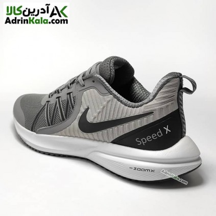 کفش ورزشی نایک مردانه مدل ایر زوم اسپید ایکس رنگ طوسی روشن