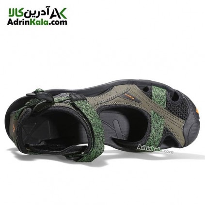 صندل راحتی مردانه هامتو مدل humtto 9601-8 رنگ سبز زیتونی