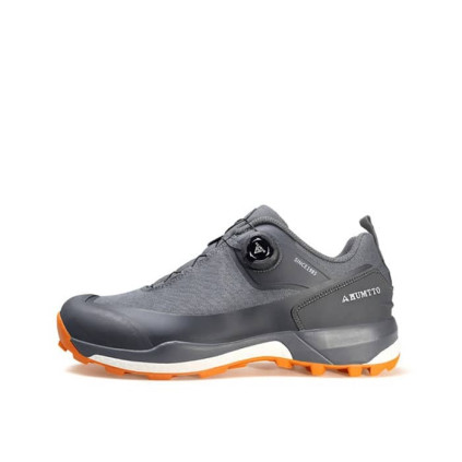 خرید کفش مردانه هامتو مدل 120142A-2 بند دیسکی رنگ خاکستری/نارنجی