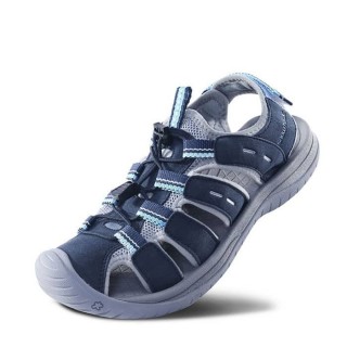 صندل جلو بسته زنانه اسنوهاک مدل مندل کد SN-223 رنگ سرمه ای