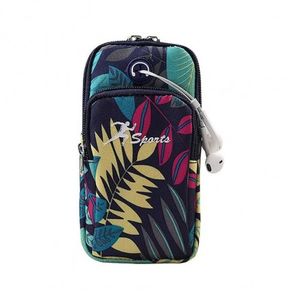 کیف بازویی ورزشی هامتو مدل HB18907-2 سایز M رنگ سرمه ای تیره