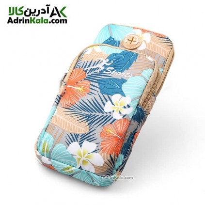 کیف بازویی ورزشی هامتو مدل HB18907-3 سایز M رنگ کرمی