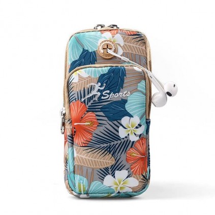 کیف بازویی ورزشی هامتو مدل HB18907-3 سایز M رنگ کرمی