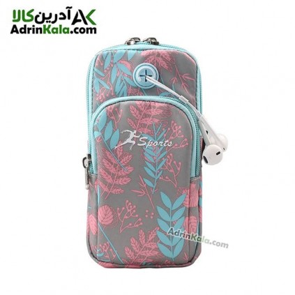 کیف بازویی ورزشی هامتو مدل HB18907-4 سایز M رنگ سبز فیروزه ای