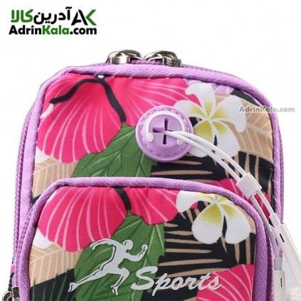 کیف بازویی ورزشی هامتو مدل HB18907-8 سایز M رنگ بنفش