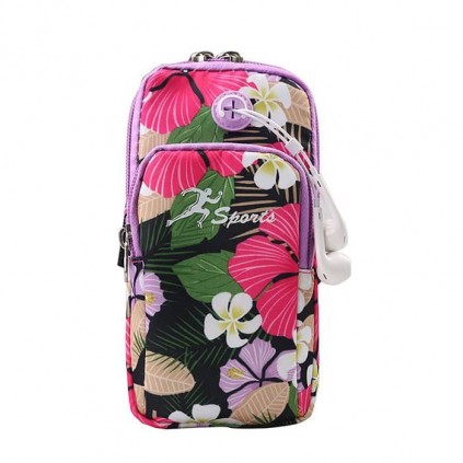 کیف بازویی ورزشی هامتو مدل HB18907-8 سایز M رنگ بنفش