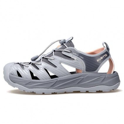 صندل زنانه هامتو مدل 730508B-2 رنگ خاکستری