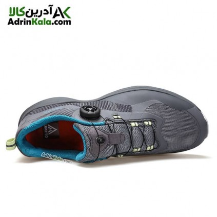 کفش مردانه هامتو مدل 340207A-2 بند دیسکی رنگ خاکستری