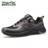 کفش مردانه هامتو مدل 340207A-3 بند دیسکی رنگ مشکی/خاکستری تیره