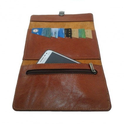 کیف پول چرم مردانه و زنانه چرم صفرشاپ مدل N11-1