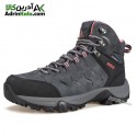 کفش کوهنوردی ساقدار زنانه هامتو مدل 230871B-2 رنگ خاکستری تیره