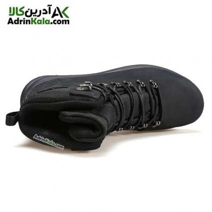 کفش چرم ساقدار مردانه هومتو مدل humtto 230133A-1 رنگ مشکی