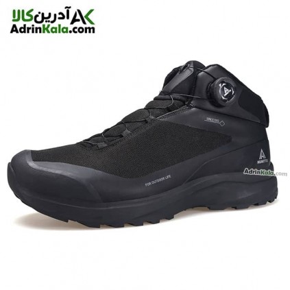 کفش نیم ساق مردانه هامتو مدل 230969A-1 بند دیسکی رنگ مشکی