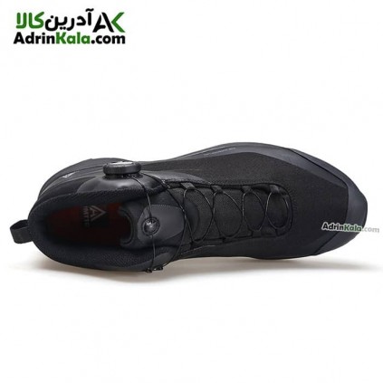 کفش نیم ساق مردانه هومتو مدل humtto 230969A-1 بند دیسکی رنگ مشکی